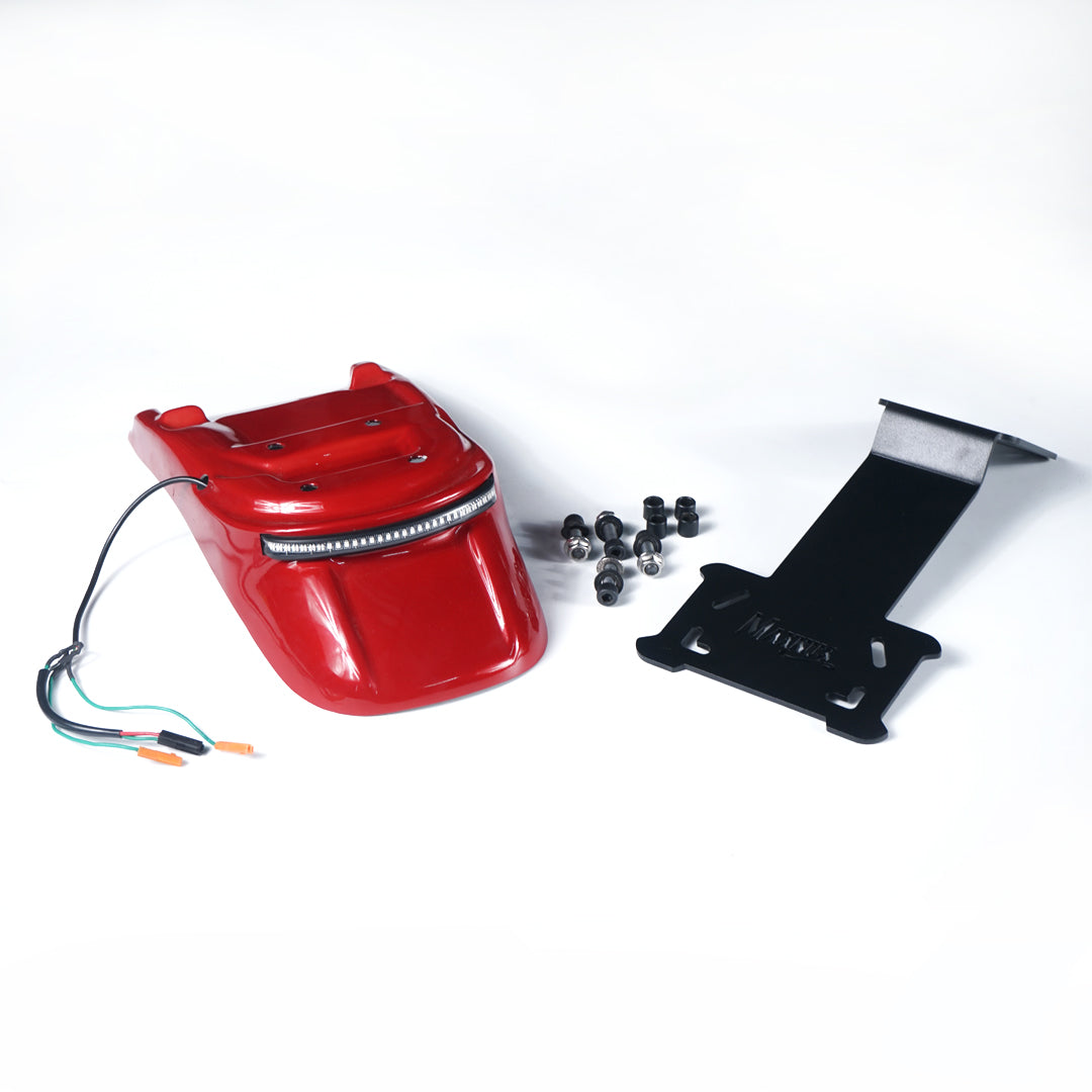 ท้ายสั้นพร้อมไฟ LED + ที่ใส่ป้ายทะเบียน สำหรับ HONDA SCL CL 300 500 2023 - 2025