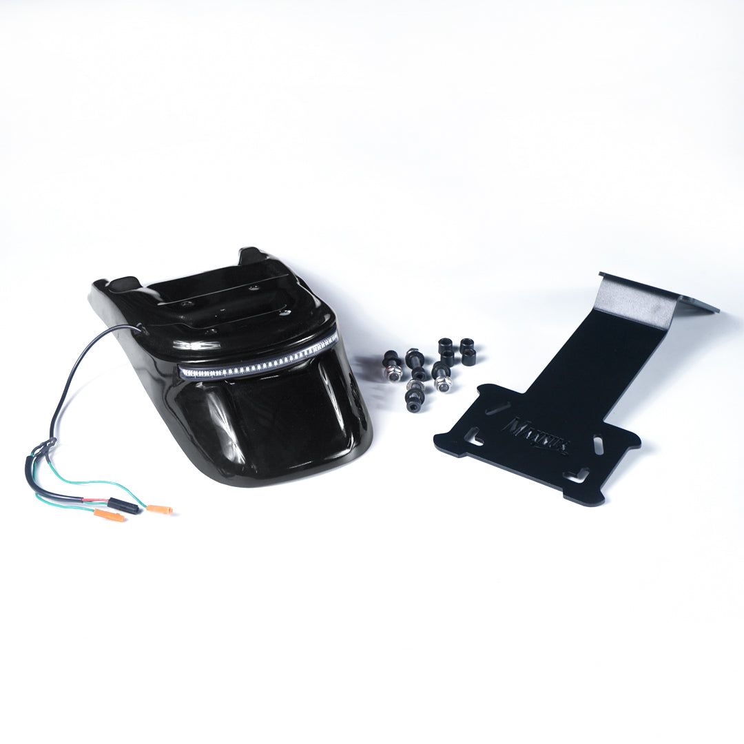 ท้ายสั้นพร้อมไฟ LED + ที่ใส่ป้ายทะเบียน สำหรับ HONDA SCL CL 300 500 2023 - 2025