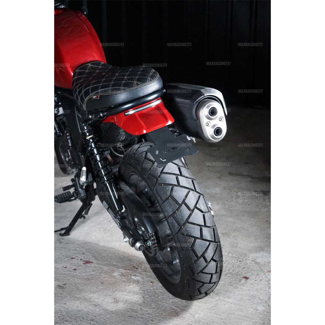 ท้ายสั้นพร้อมไฟ LED + ที่ใส่ป้ายทะเบียน สำหรับ HONDA SCL CL 300 500 2023 - 2025