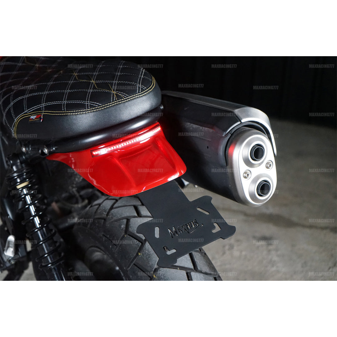 ท้ายสั้นพร้อมไฟ LED + ที่ใส่ป้ายทะเบียน สำหรับ HONDA SCL CL 300 500 2023 - 2025