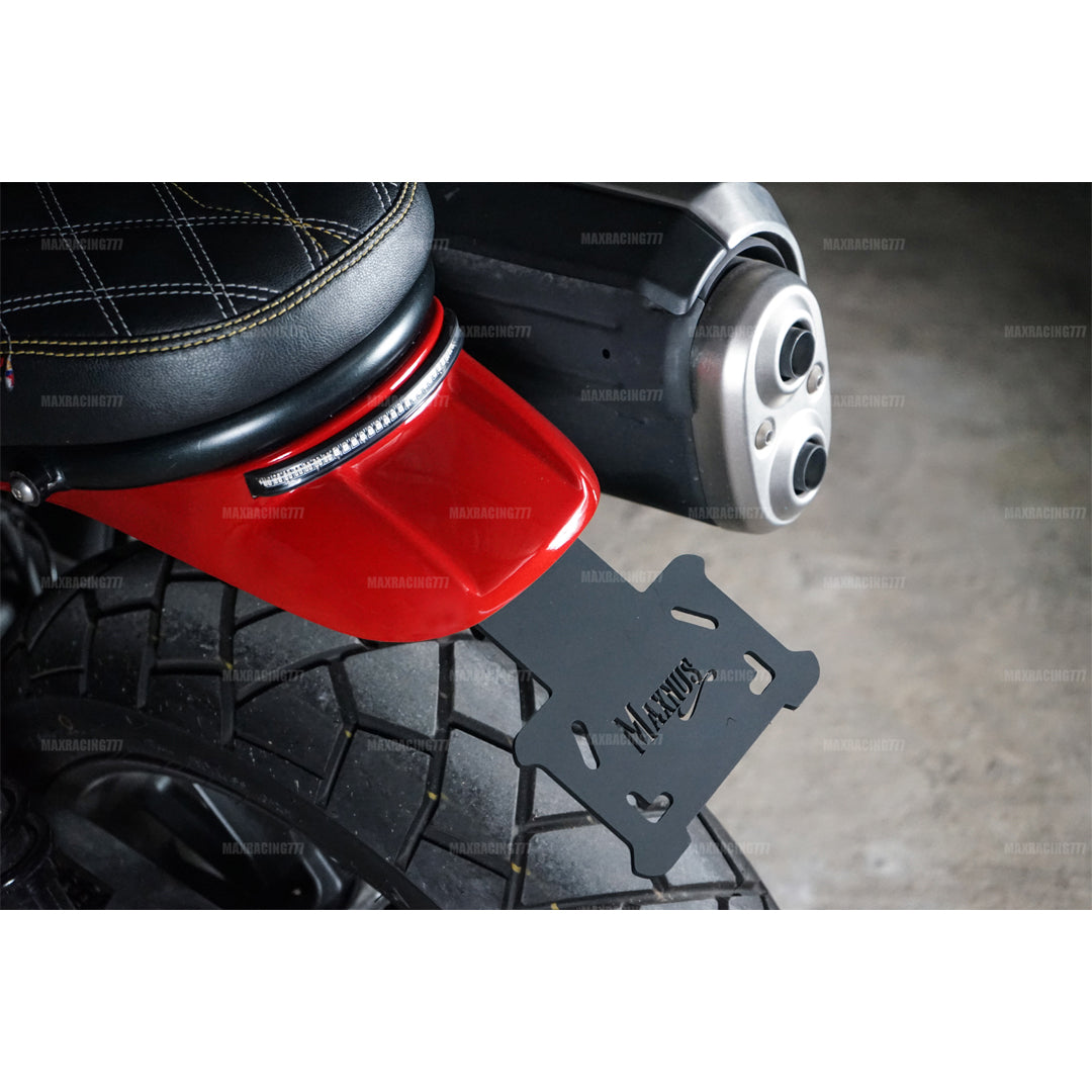 ท้ายสั้นพร้อมไฟ LED + ที่ใส่ป้ายทะเบียน สำหรับ HONDA SCL CL 300 500 2023 - 2025