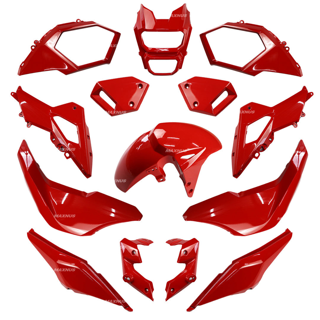 ชุดสีแดงพร้อมสติ๊กเกอร์ สำหรับ HONDA MSX SF 125 2016-2020