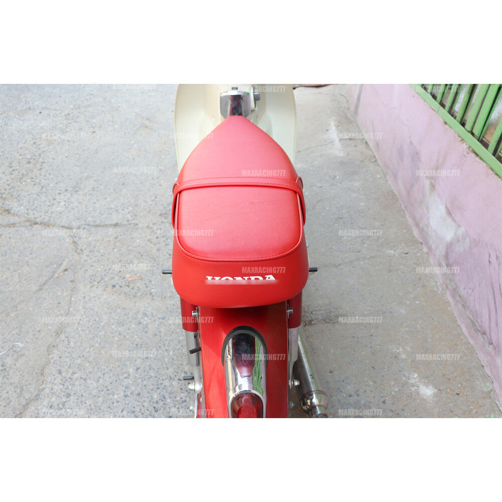 เบาะแต่งสีแดงแบบยาว สำหรับ HONDA SUPER CUB C125 2023-2025