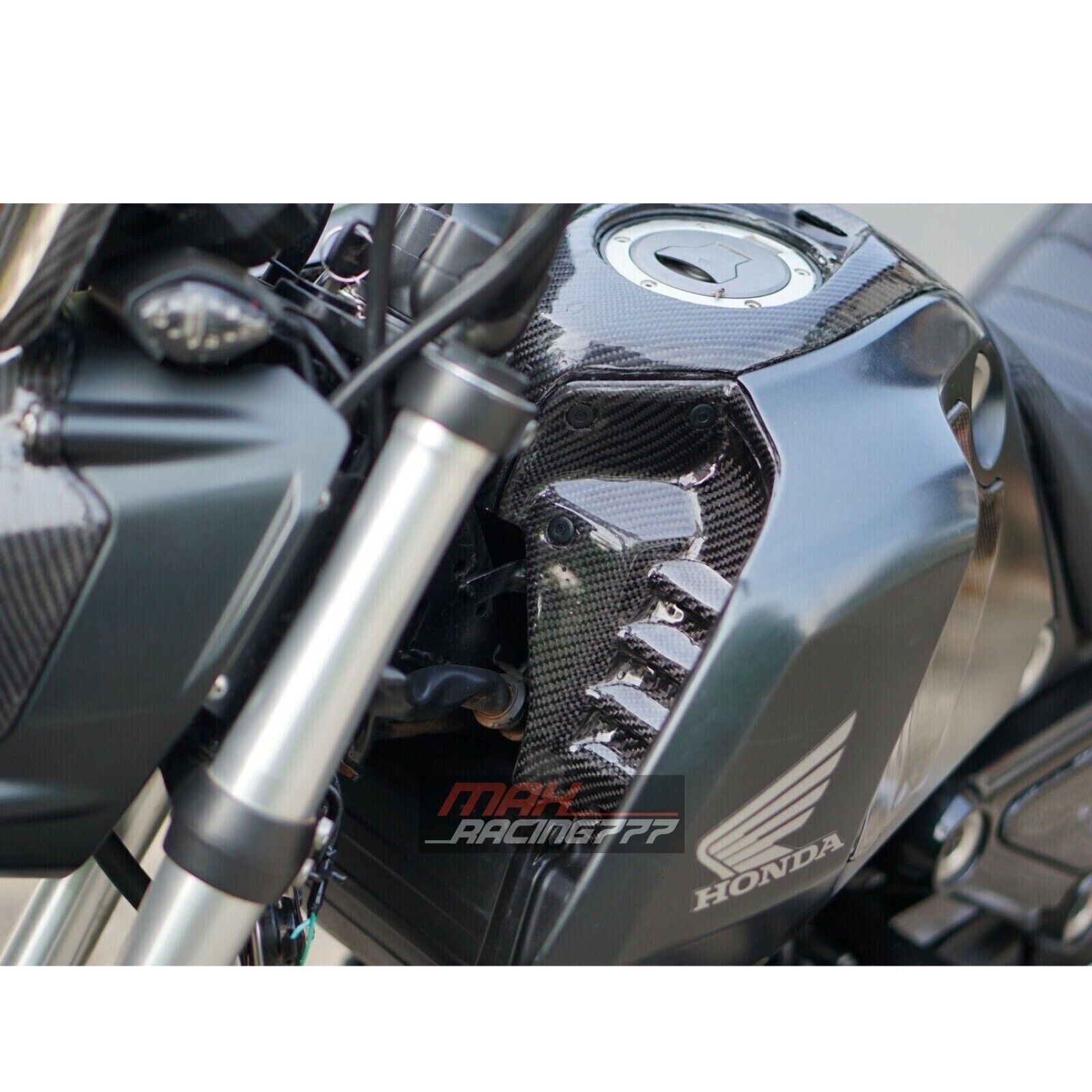 ฝาครอบดักลมด้านหน้า ซ้าย ขวา ตัวในคาร์บอน HONDA NEW GROM 2021-2024