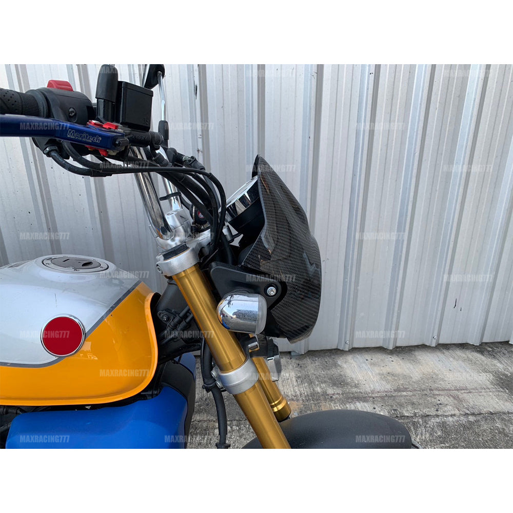 ครอบไฟหน้า คาร์บอน สำหรับ Honda Monkey Z125 2018-2025