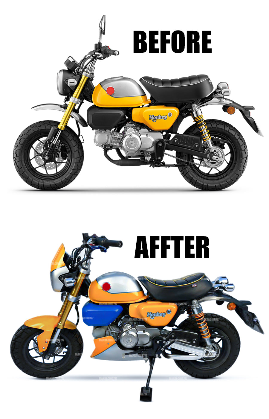 อกล่าง สำหรับ HONDA Z125 MONKEY 125 2022-2025