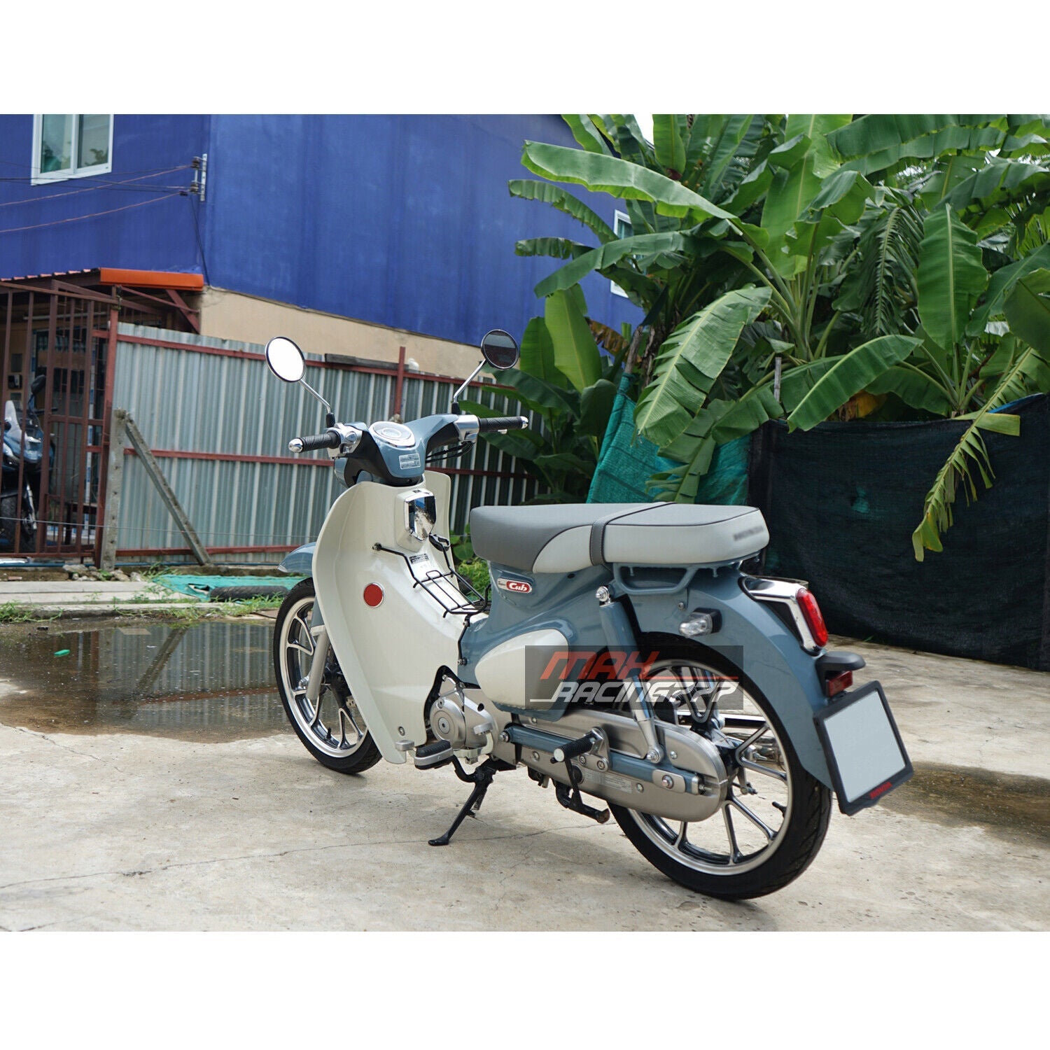 เบาะแต่งสีเทาแบบยาว สำหรับ HONDA SUPER CUB C125 2023 - 2025