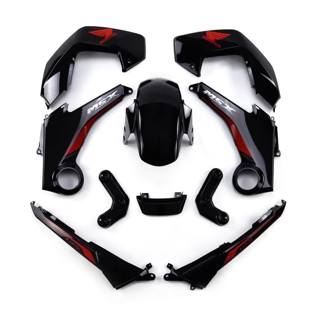 ชุดสีดำพร้อมสติ๊กเกอร์ สำหรับ HONDA MSX 125 2012-2015