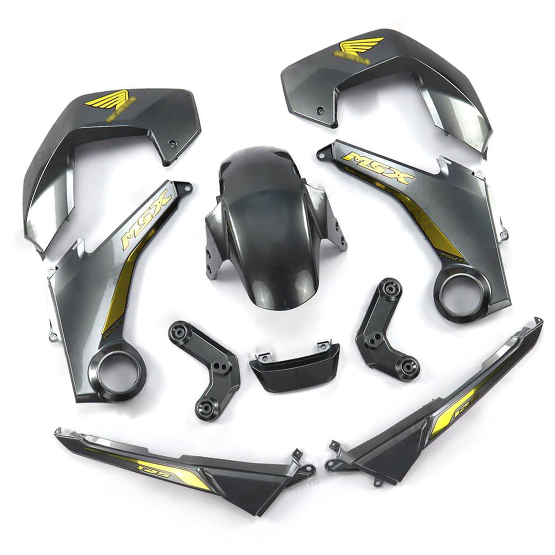 ชุดสีเทาพร้อมสติ๊กเกอร์ สำหรับ HONDA MSX 125 2012-2015