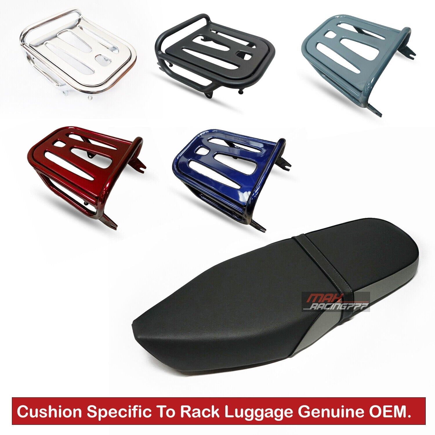 เบาะแต่งสีเทาแบบยาว สำหรับ HONDA SUPER CUB C125 2023 - 2025