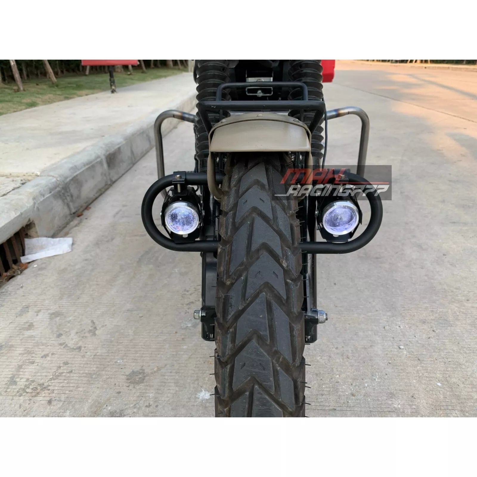 ชุดตะแกรงบนบังโคลน + ไฟสปอตไลท์ สำหรับ HONDA CT125 TRAIL 125 2020-2025