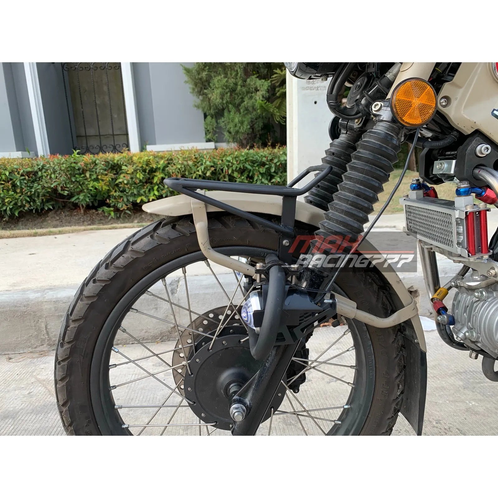 ชุดตะแกรงบนบังโคลน + ไฟสปอตไลท์ สำหรับ HONDA CT125 TRAIL 125 2020-2025