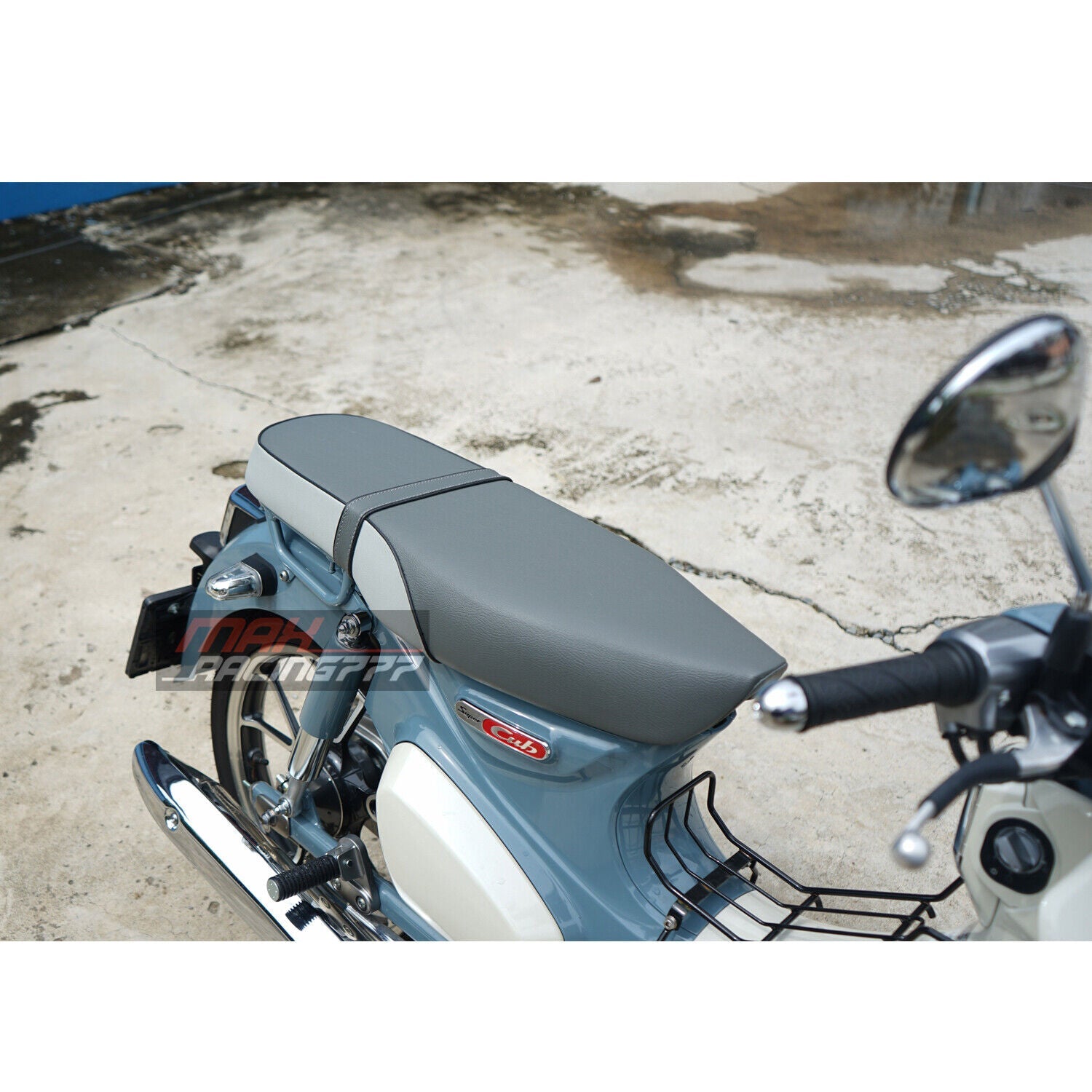 เบาะแต่งสีเทาแบบยาว สำหรับ HONDA SUPER CUB C125 2023 - 2025
