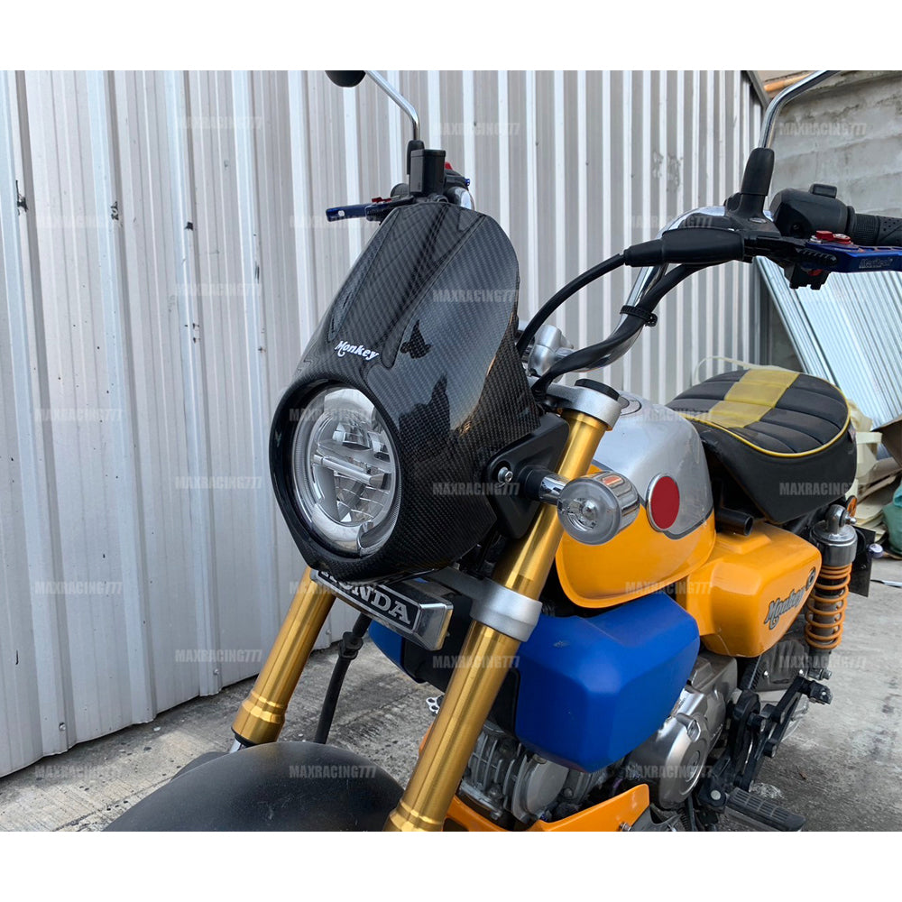 ครอบไฟหน้า คาร์บอน สำหรับ Honda Monkey Z125 2018-2025