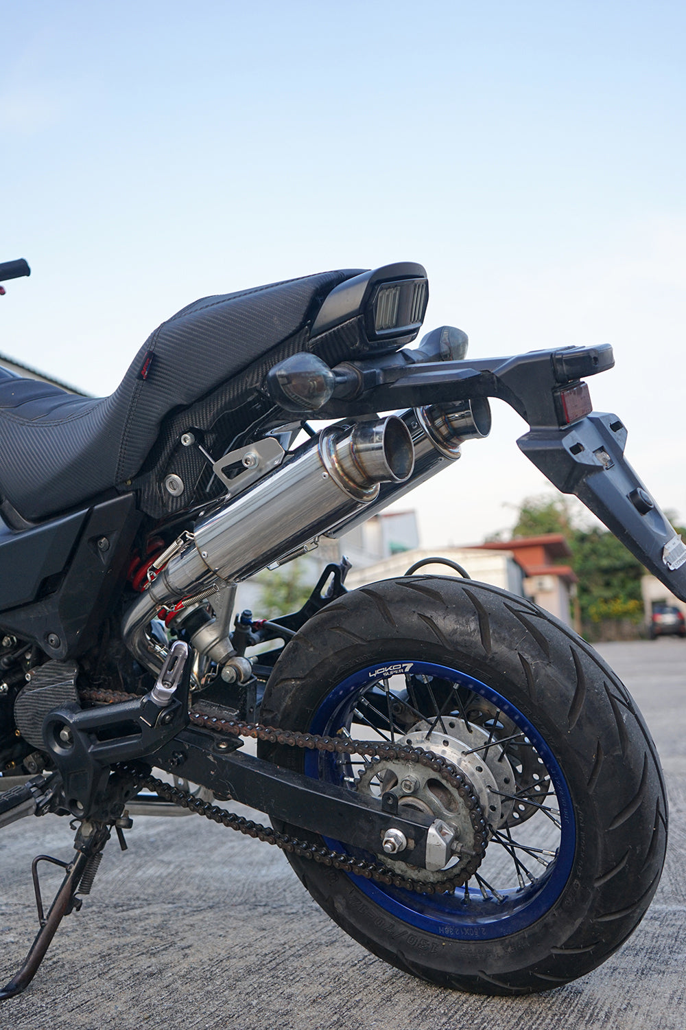 ท่อคู่ออกบน สำหรับ HONDA GROM 125 2021-2025