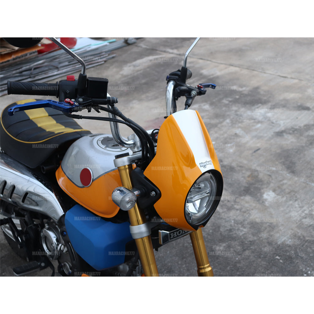 ครอบไฟหน้า สีเหลือง สำหรับ Honda Monkey Z125 2022-2025