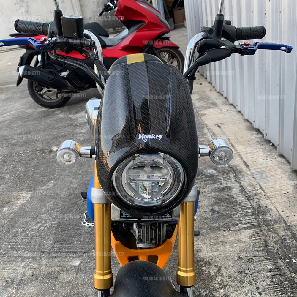 ครอบไฟหน้า คาร์บอน สำหรับ Honda Monkey Z125 2018-2025