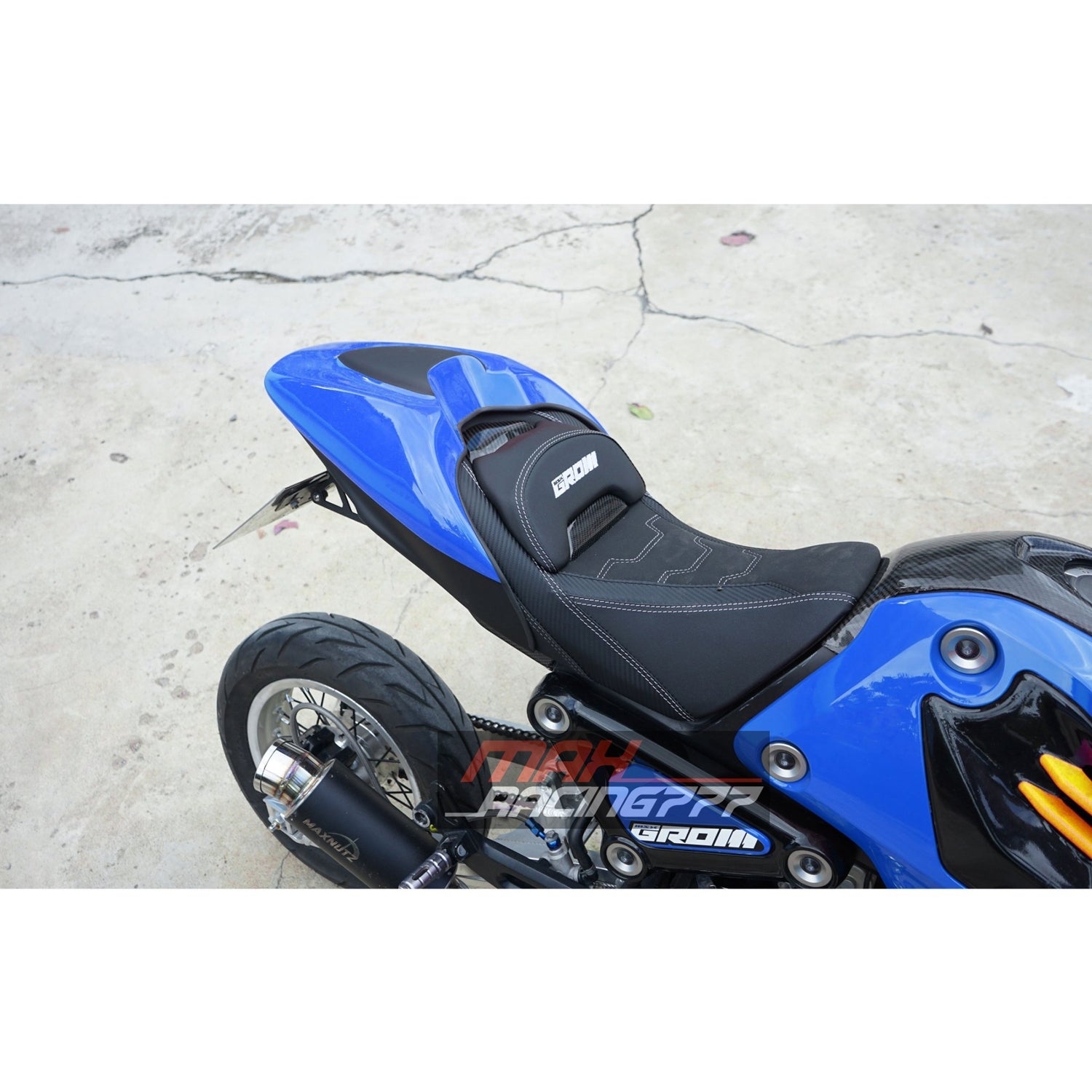 ครอบเบาะตูดมด สำหรับ HONDA GROM 125 2021-2024 *ใส่ได้เฉพาะเบาะแต่งทรงสปอร์ตหมอนคาร์บอน*