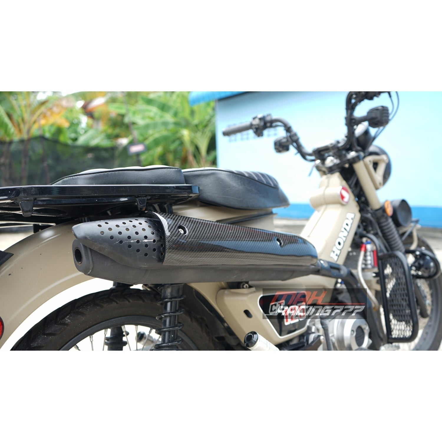 กันร้อนท่อไอเสีย คาร์บอน สำหรับ Honda CT125 Trail 125 Hunter 2020-2025