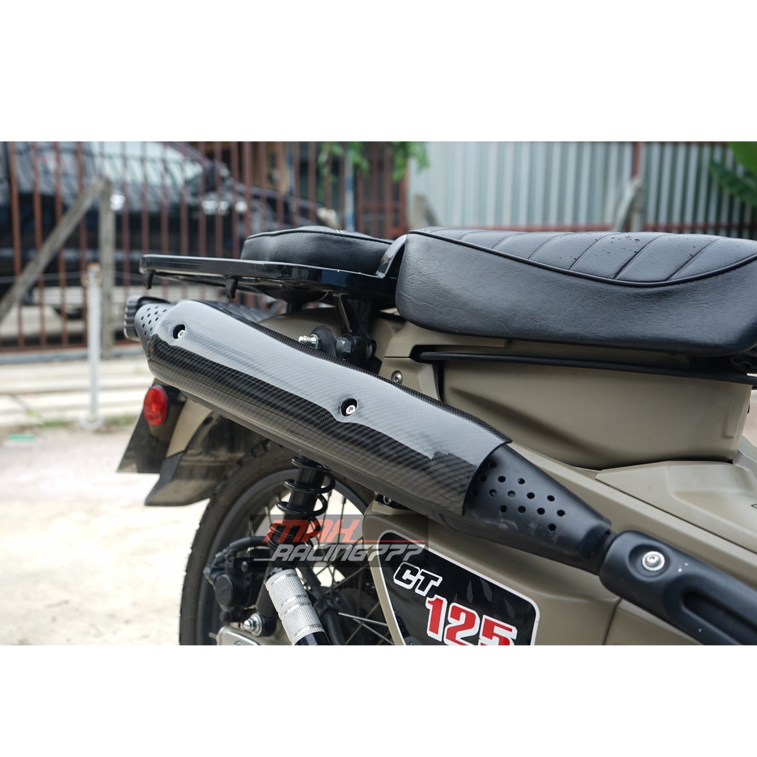 กันร้อนท่อไอเสีย คาร์บอน สำหรับ Honda CT125 Trail 125 Hunter 2020-2025