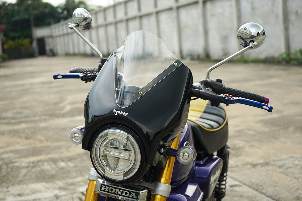 ชิวบังลมหน้า สำหรับ HONDA MONKEY Z125 2018-2025