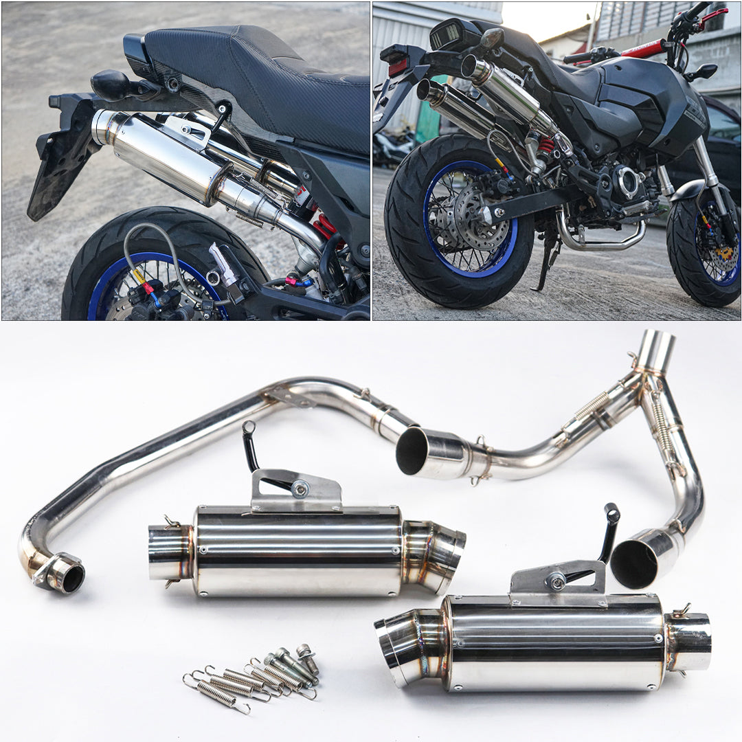 ท่อคู่ออกบน สำหรับ HONDA GROM 125 2021-2025