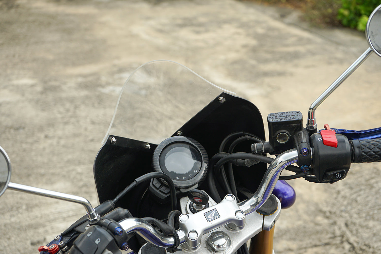 ชิวบังลมหน้า สำหรับ HONDA MONKEY Z125 2018-2025