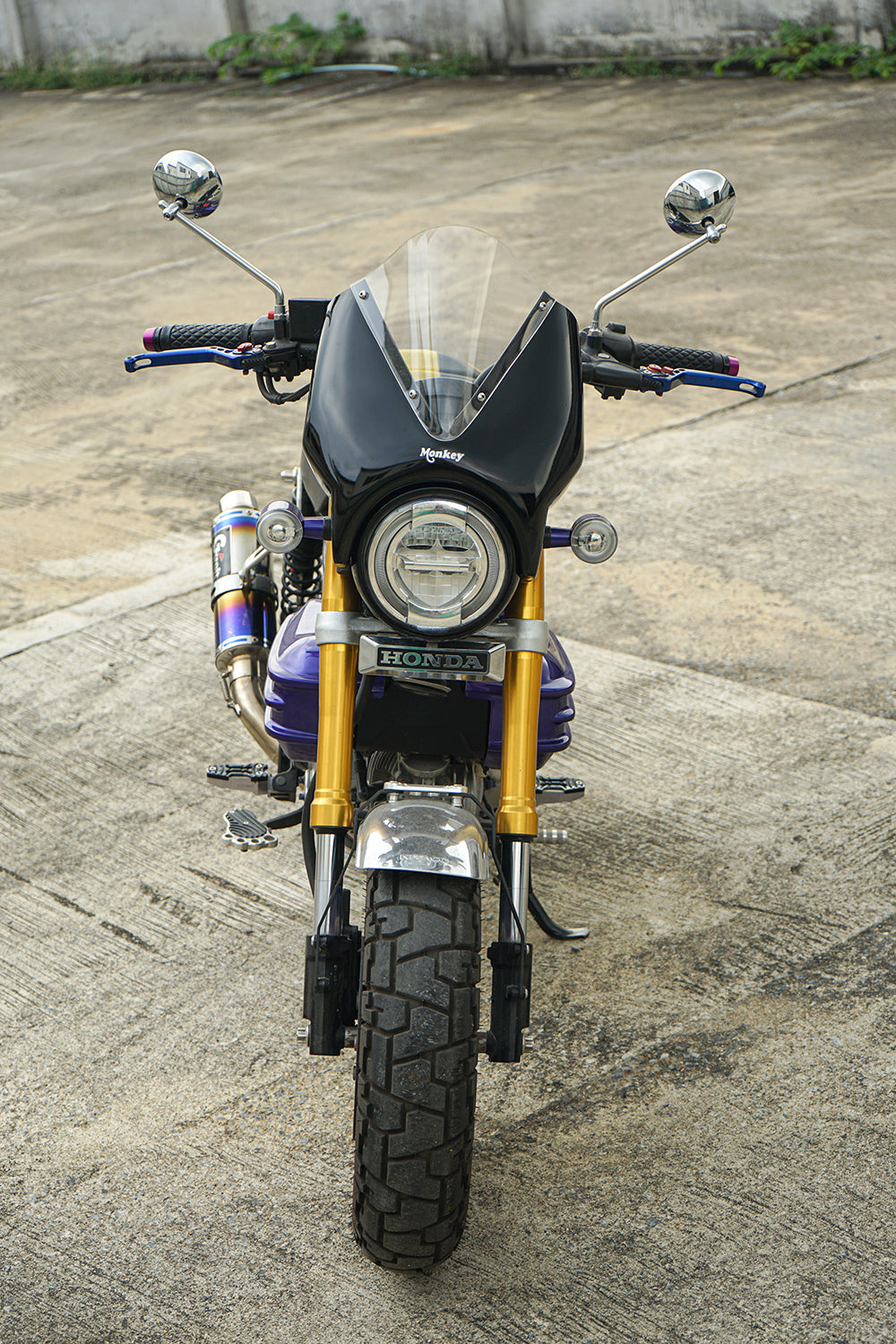 ชิวบังลมหน้า สำหรับ HONDA MONKEY Z125 2018-2025
