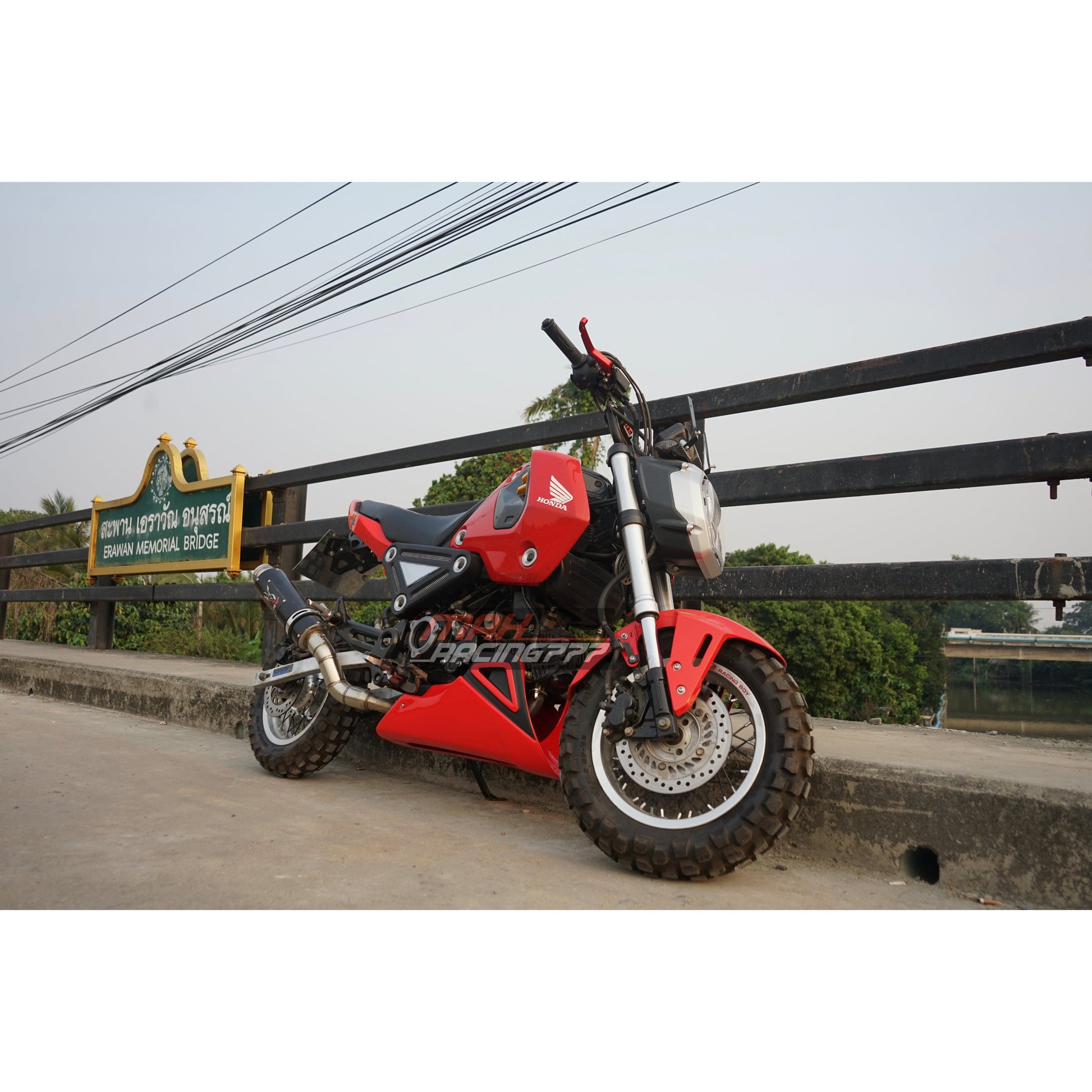 อกล่างแต่ง V.1 สำหรับ HONDA GROM NEW GROM 125 2021-2025