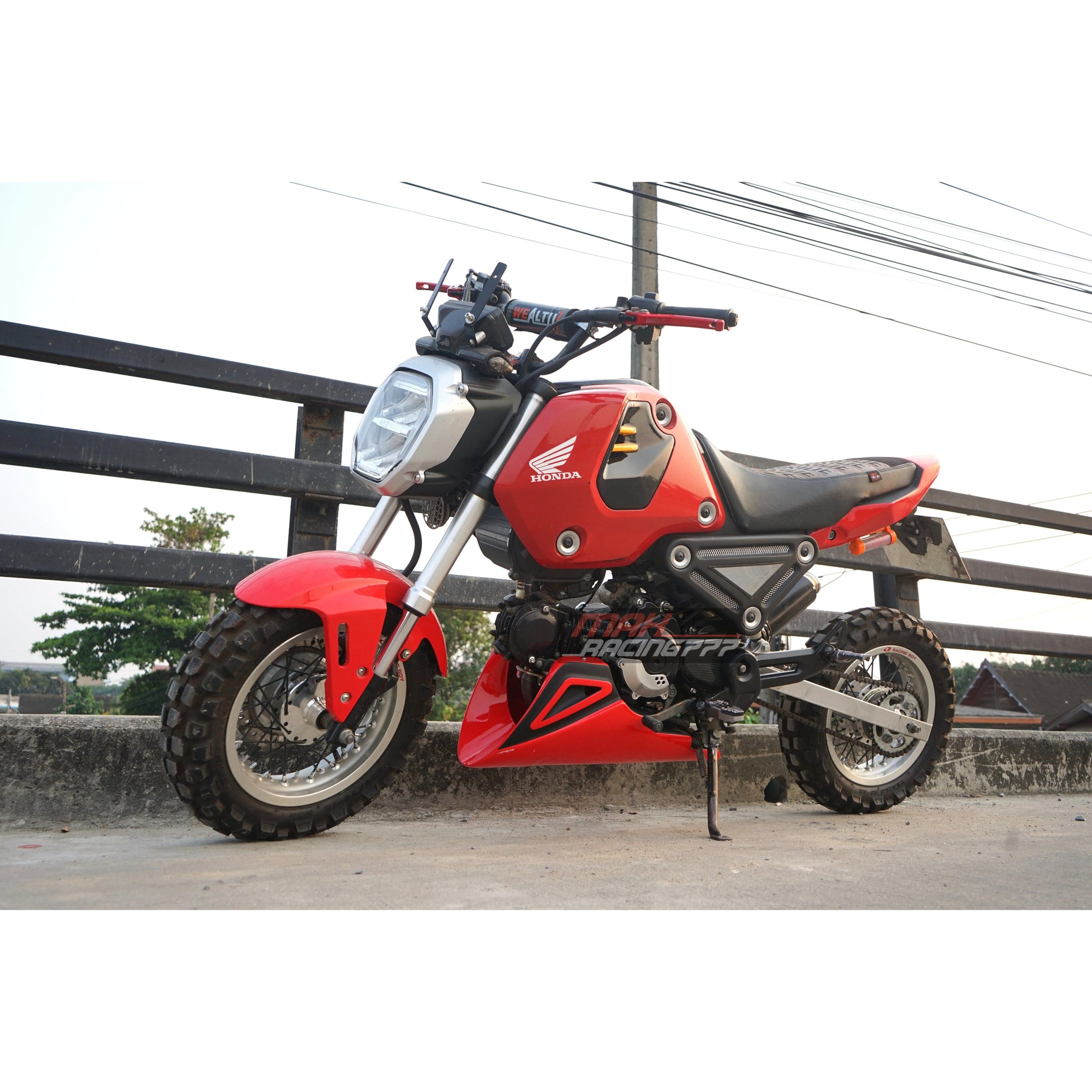 อกล่างแต่ง V.1 สำหรับ HONDA GROM NEW GROM 125 2021-2025