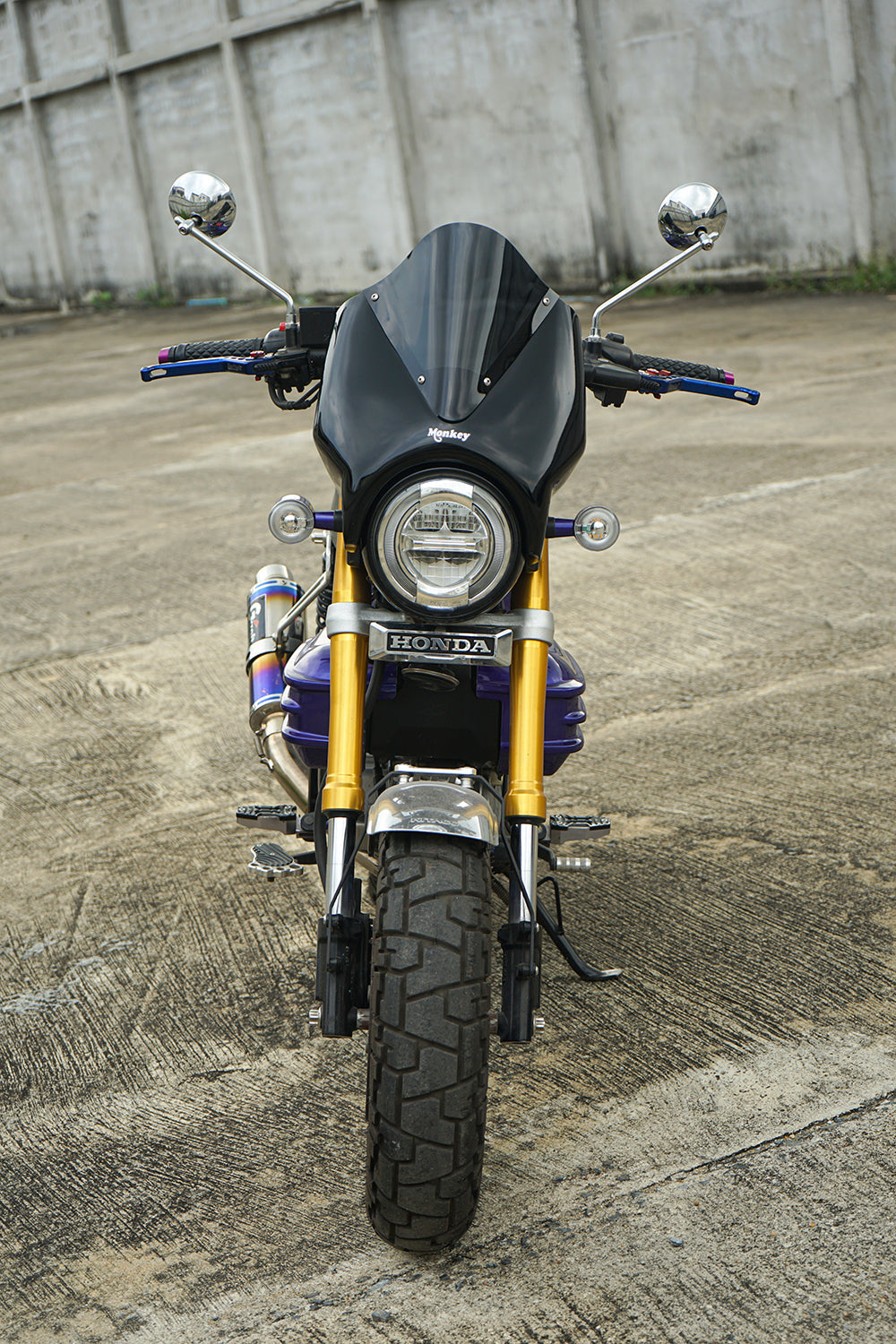 ชิวบังลมหน้า สำหรับ HONDA MONKEY Z125 2018-2025