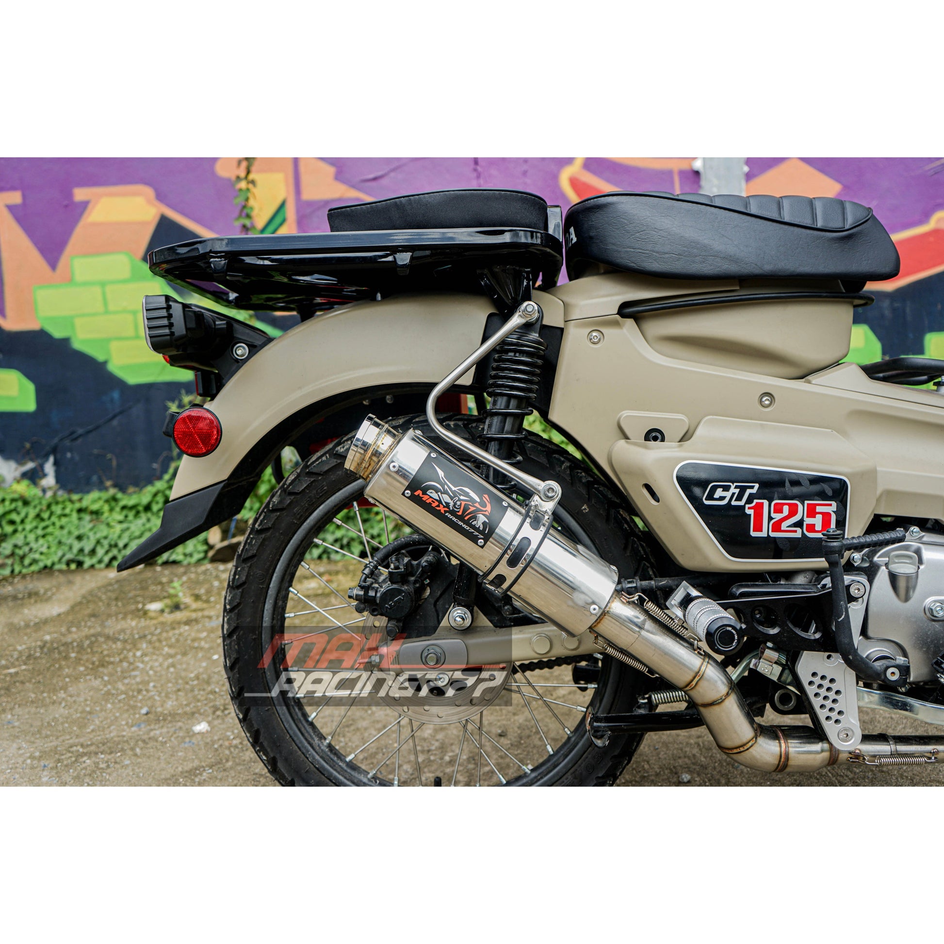 ชุดท่อไอเสียแต่งออกล่าง สำหรับ HONDA TRAIL125 CT125 2020-2023