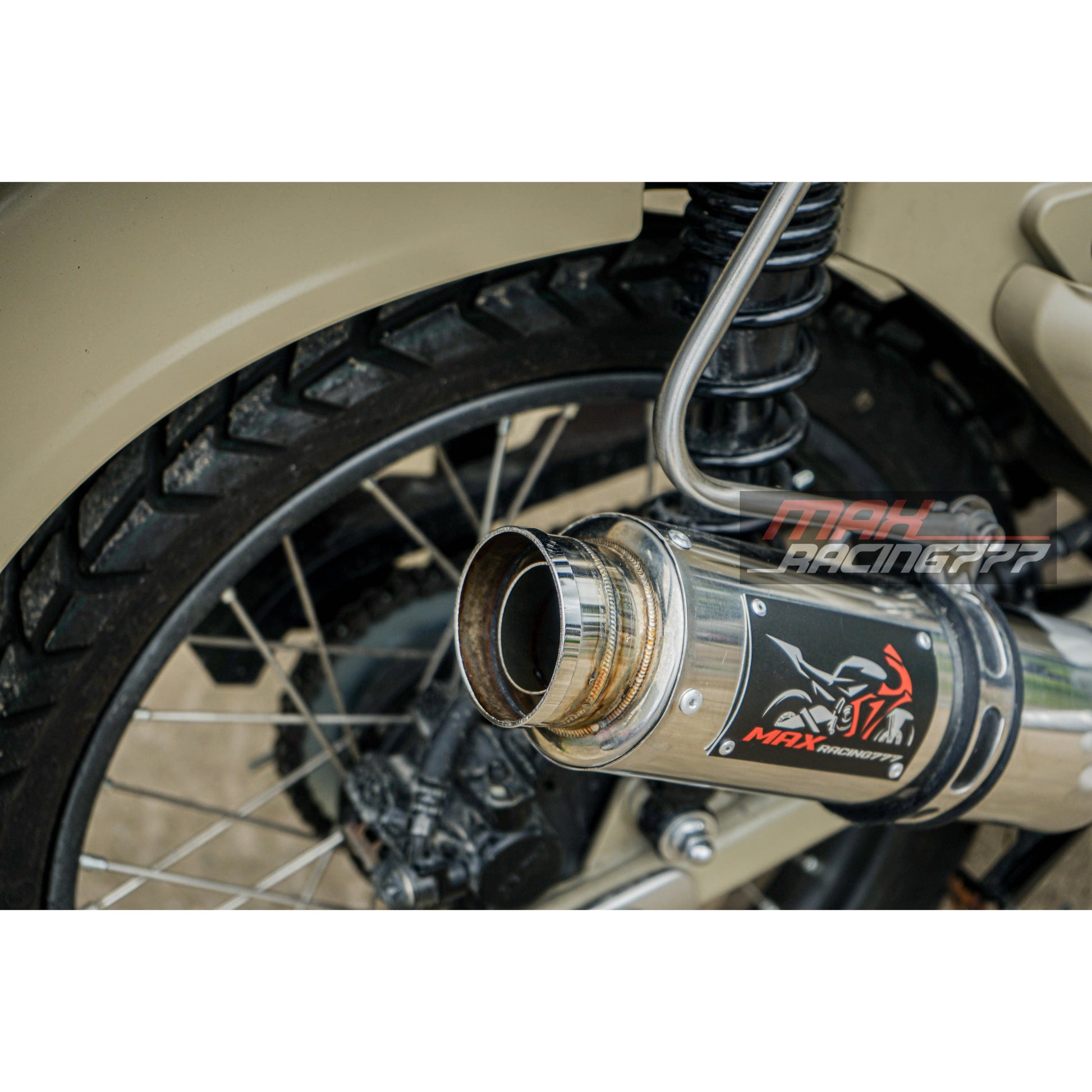 ชุดท่อไอเสียแต่งออกล่าง สำหรับ HONDA TRAIL125 CT125 2020-2023