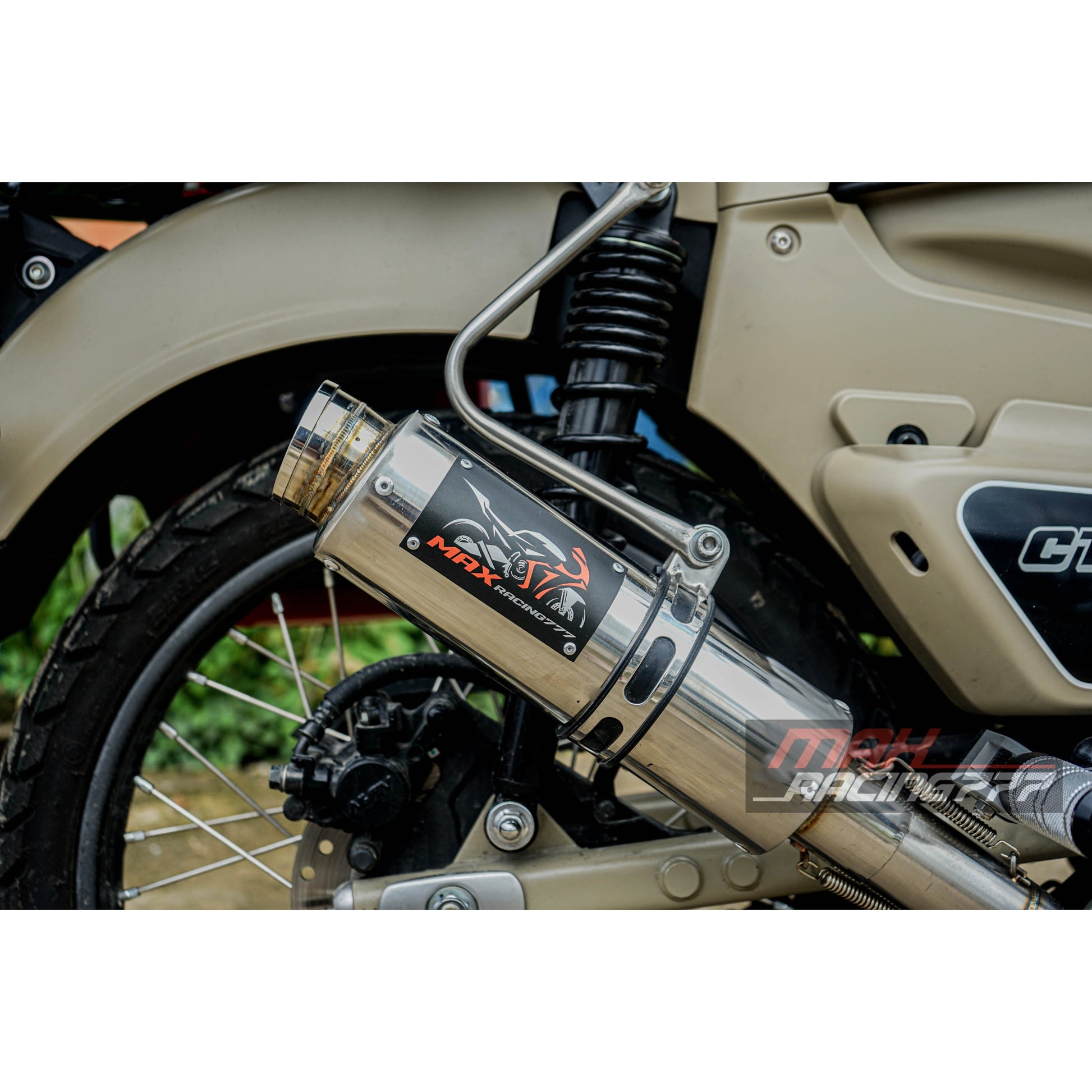 ชุดท่อไอเสียแต่งออกล่าง สำหรับ HONDA TRAIL125 CT125 2020-2023