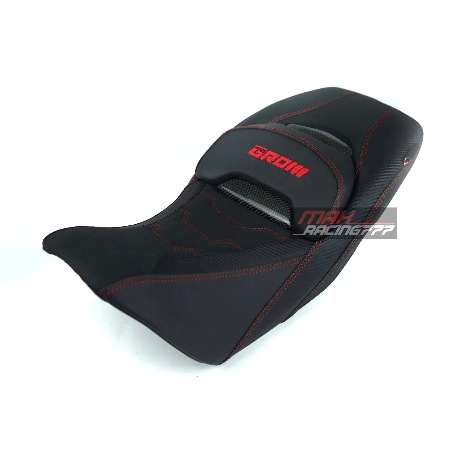เบาะแต่งทรงสปอร์ตหมอนคาร์บอน สำหรับ HONDA GROM125 2021-2025