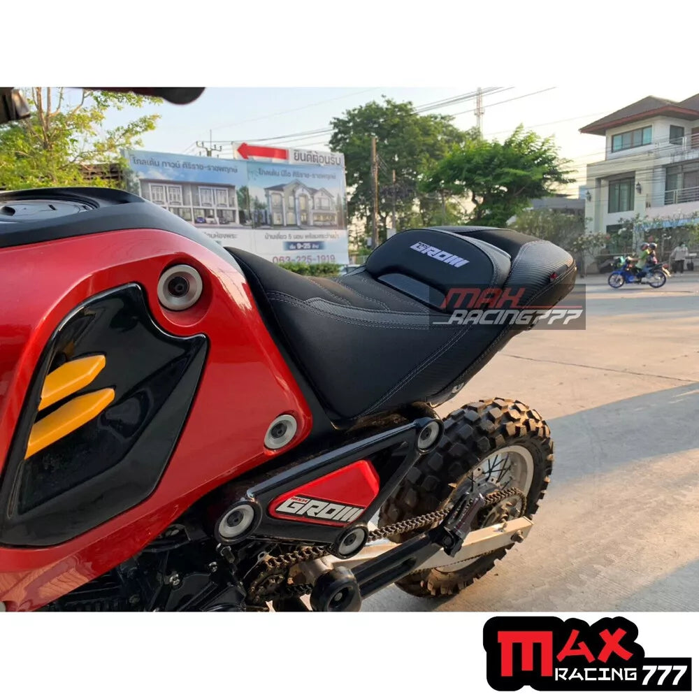 เบาะแต่งทรงสปอร์ตหมอนคาร์บอน สำหรับ HONDA GROM125 2021-2025