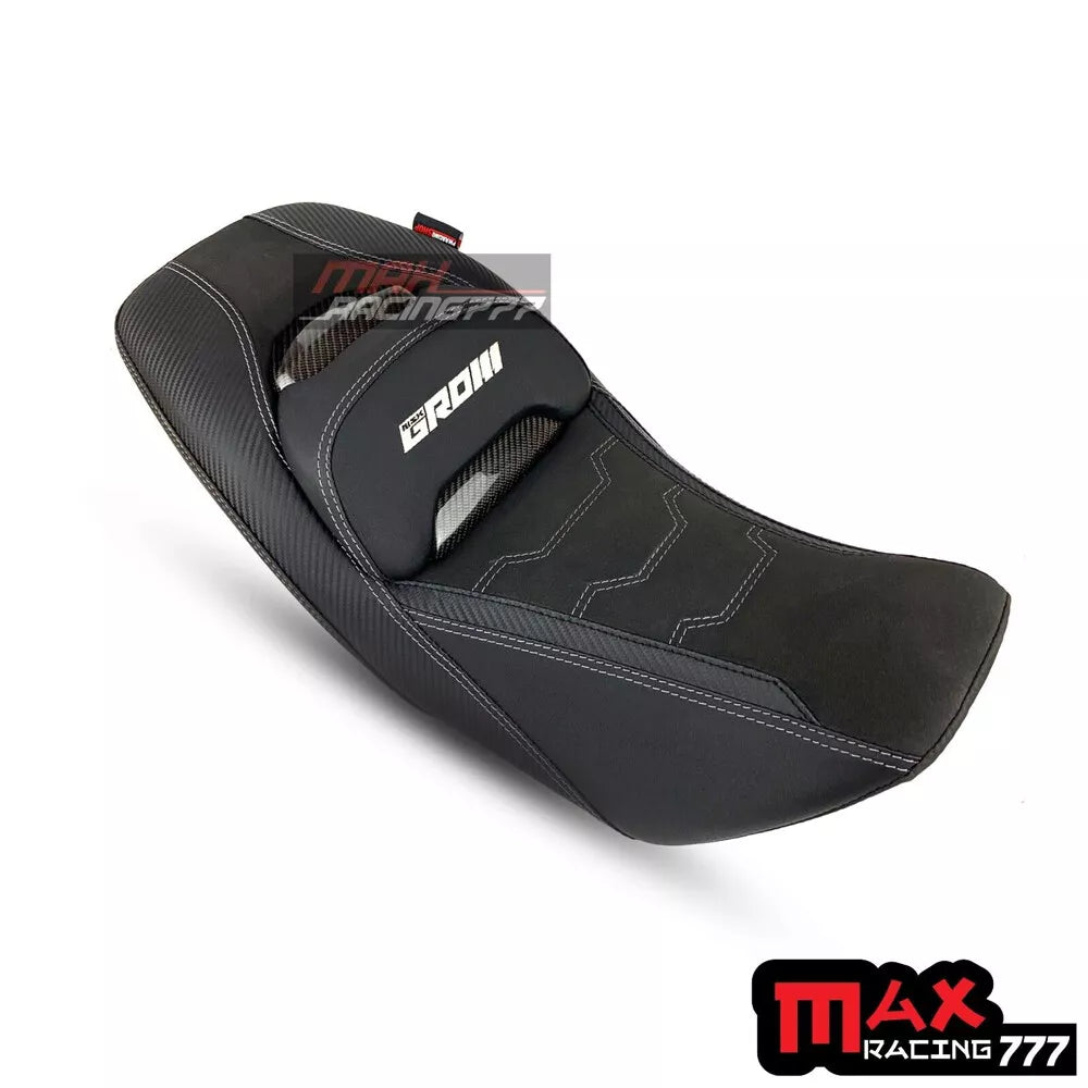เบาะแต่งทรงสปอร์ตหมอนคาร์บอน สำหรับ HONDA GROM125 2021-2025